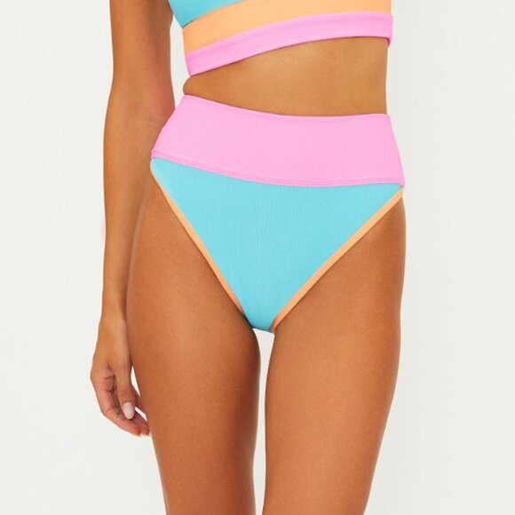 Beach Riot | Emmy Bikini Bottom Crush Colorblock | Women's Swimwear - Picture 1 of 5